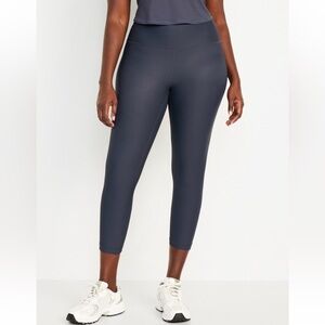 Old Navy High-Waisted Powersoft Crop Leggings, XL